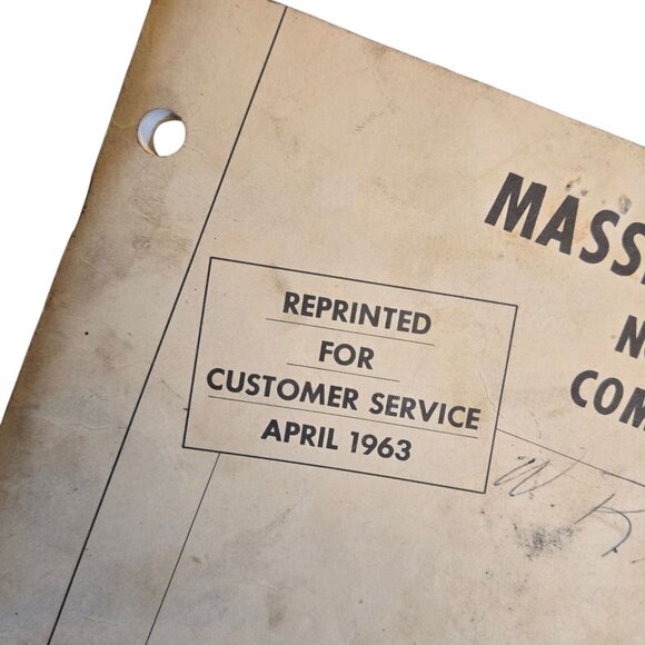 Vintage Massey Harris No 92 Combine Owners Manual 1963 Agricultural Repair Guide - Picture 5 of 16